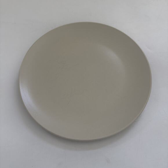 Set of 2 IKEA Dinera DINNER Plates Sand Matte Finish 12011 Stoneware MCM Modern - Picture 2 of 9